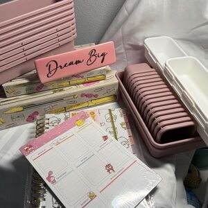 🎀 Super Cute Desk Bundle – Perfect for WFH, Back to School, or Office Vibes! 🎀